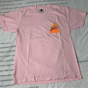 Real Bad Man Pink Graphic T-Shirt Size Medium